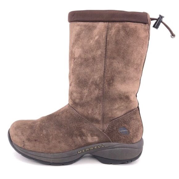 Merrell Primo Chill Massif Chocolate Leather Boots - Picture 1 of 8